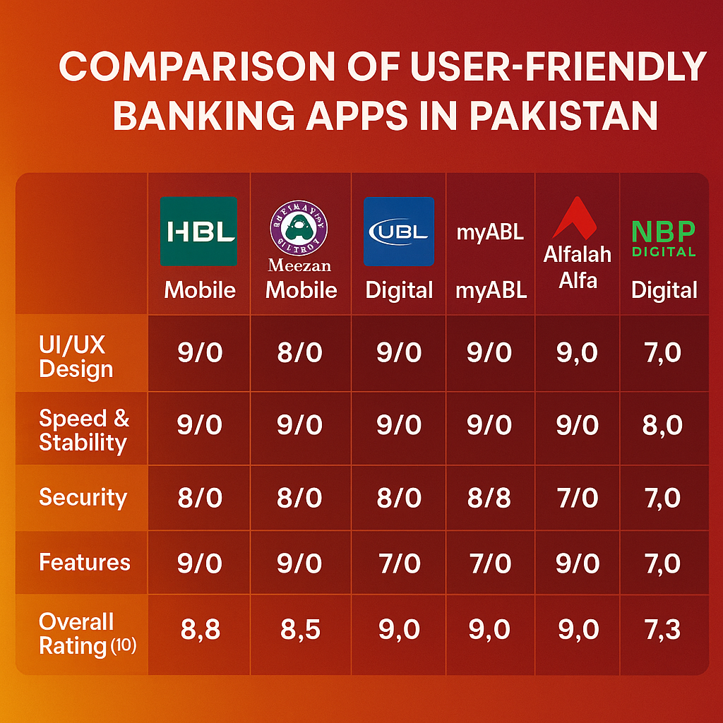Comparison of User Friendly Application